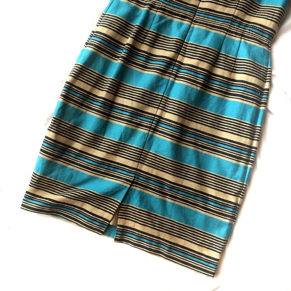 The Limited Striped Burlap Dress - Picture 4 of 7